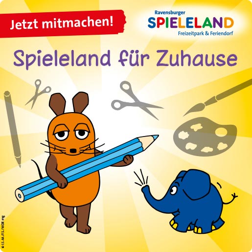 Ravensburger Spieleland_Spieleland für Zuhause_Basteltipps von Maus und Elefant